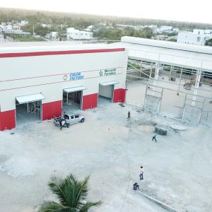 China Hot Dip Galvanised Prefab Warehouse Building Large Span BV Certification wholesale