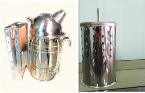China 25cmx10.5cm Round Head Bee Hive Smoker Honey Beekeeping Equipment wholesale