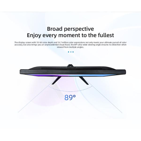 Factory 4K 75'' Big Size LCD Monitor with IPS Panel 1-Year Warranty and Text Animation Function for Surveillance Anti-explosion