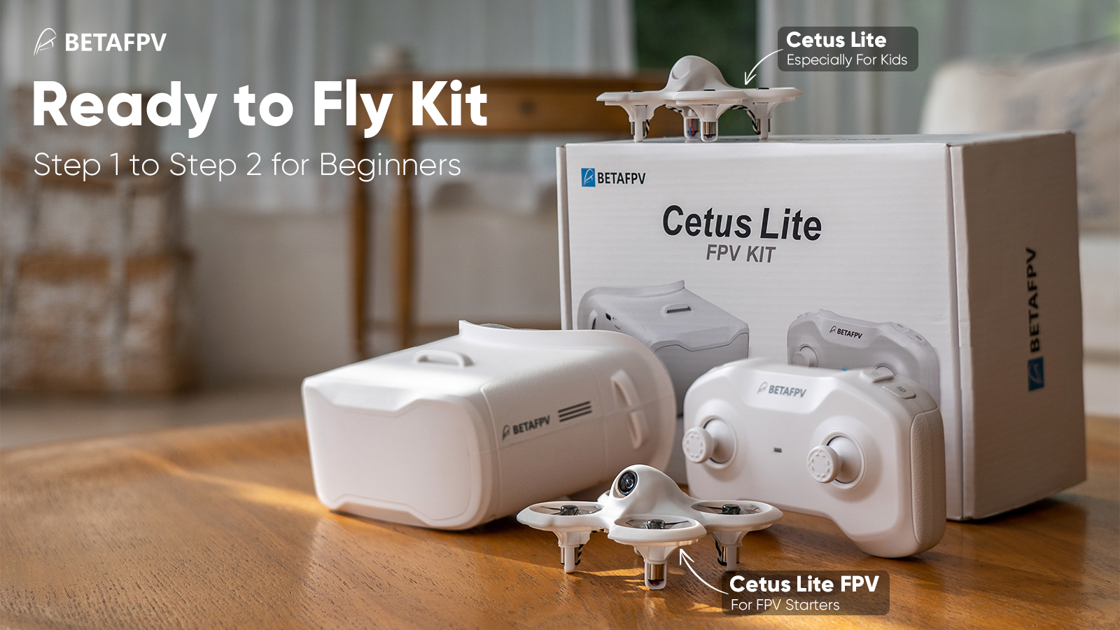 LiteRadio 3 ELRS Transmitter and VR03 Goggles for Exciting FPV Racing Experience in Betafpv Cetus X RTF FPV Kit