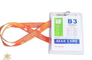 China Safety Release Lanyard With Id Holder , Full Color Lanyards For Trade Show wholesale