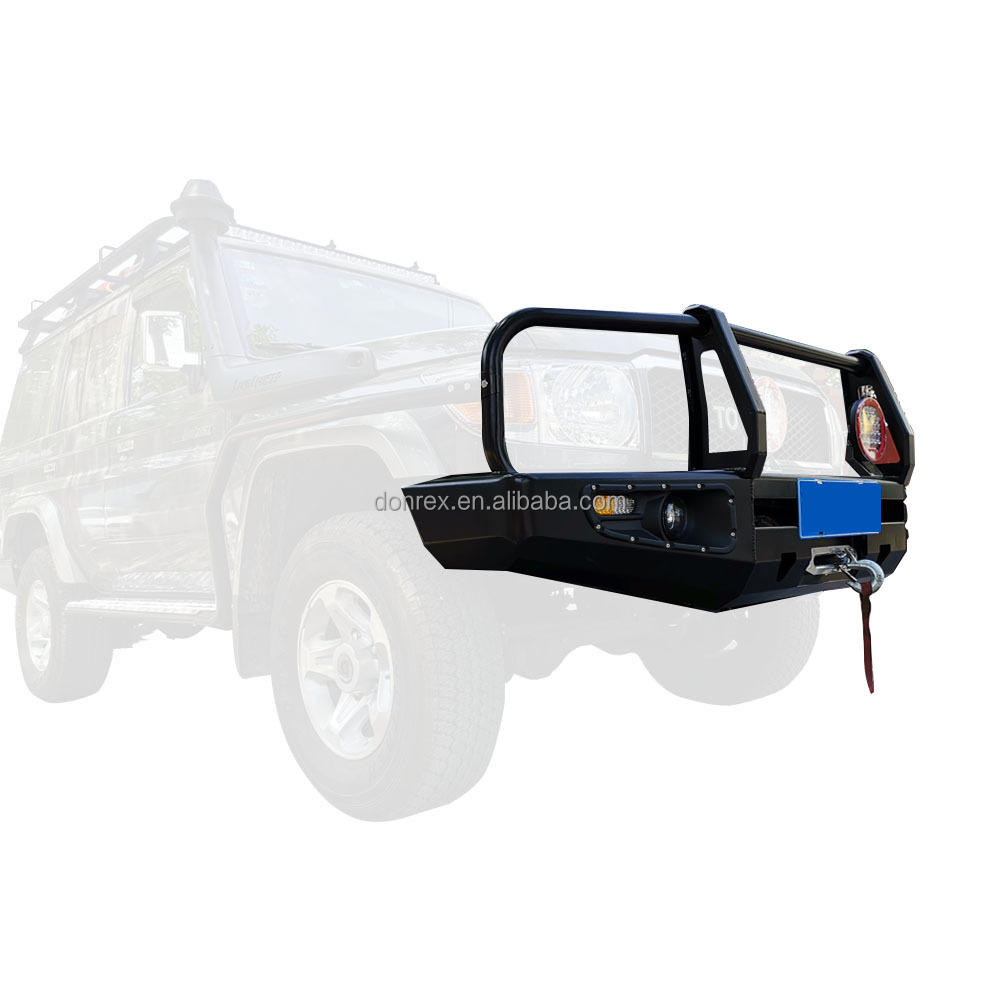 Toyota Land Cruiser LC79 Steel Bull Bar Front Winch Bumpers for Off Road Pick Up Truck