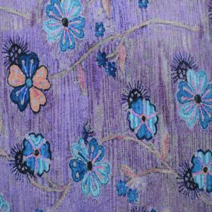 China 55% Viscose 45% Ramie Digital Printing Dress Cotton Fabric wholesale
