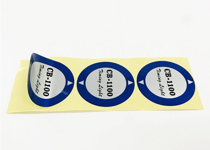Round Shape Custom Adhesive Labels Glossy / Matte Finish Thickness 0.2 - 0.3mm