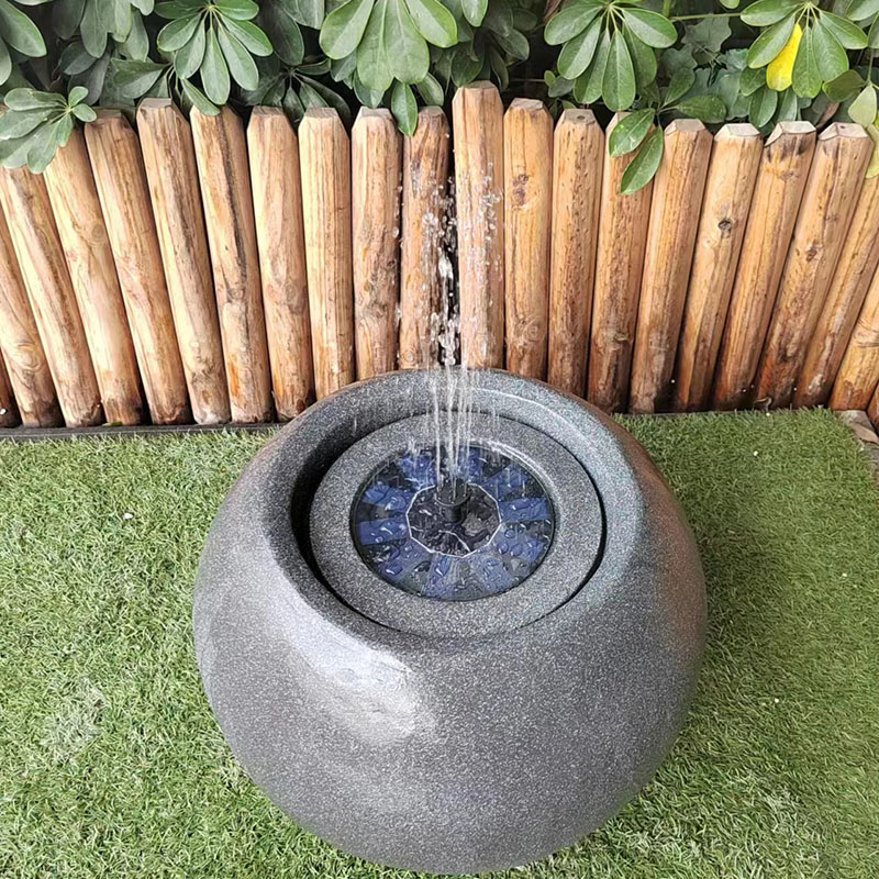 Manufacturers Supply Solar Fountain Pump Outdoor Pool Water Floating Fountain With Colored Lights Accessories Solar Fountain Pum