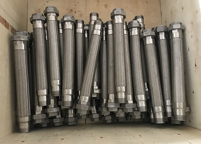 SUS316 3/4 Flexible Pipe Joint Connector Braided Expansion Joint