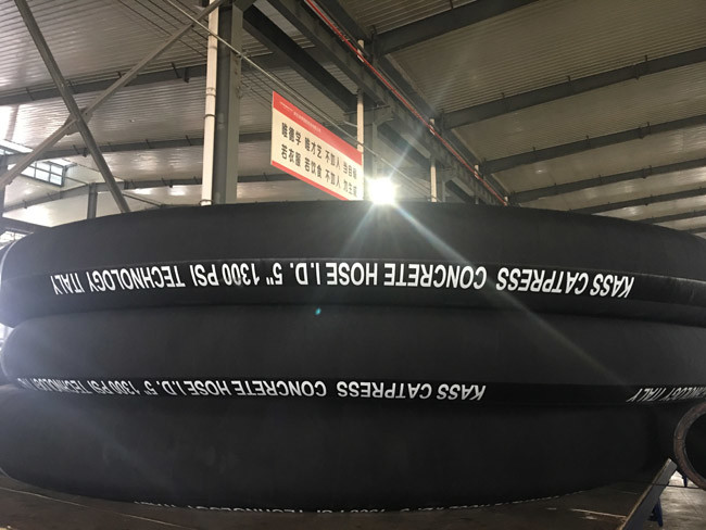 6" Wear Resistant Bulk Cement Discharge Hose For Dry Powder Material