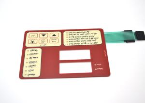 China Metal Dome Membrane Switch LED , Embossed Tactile Membrane Keyboard wholesale