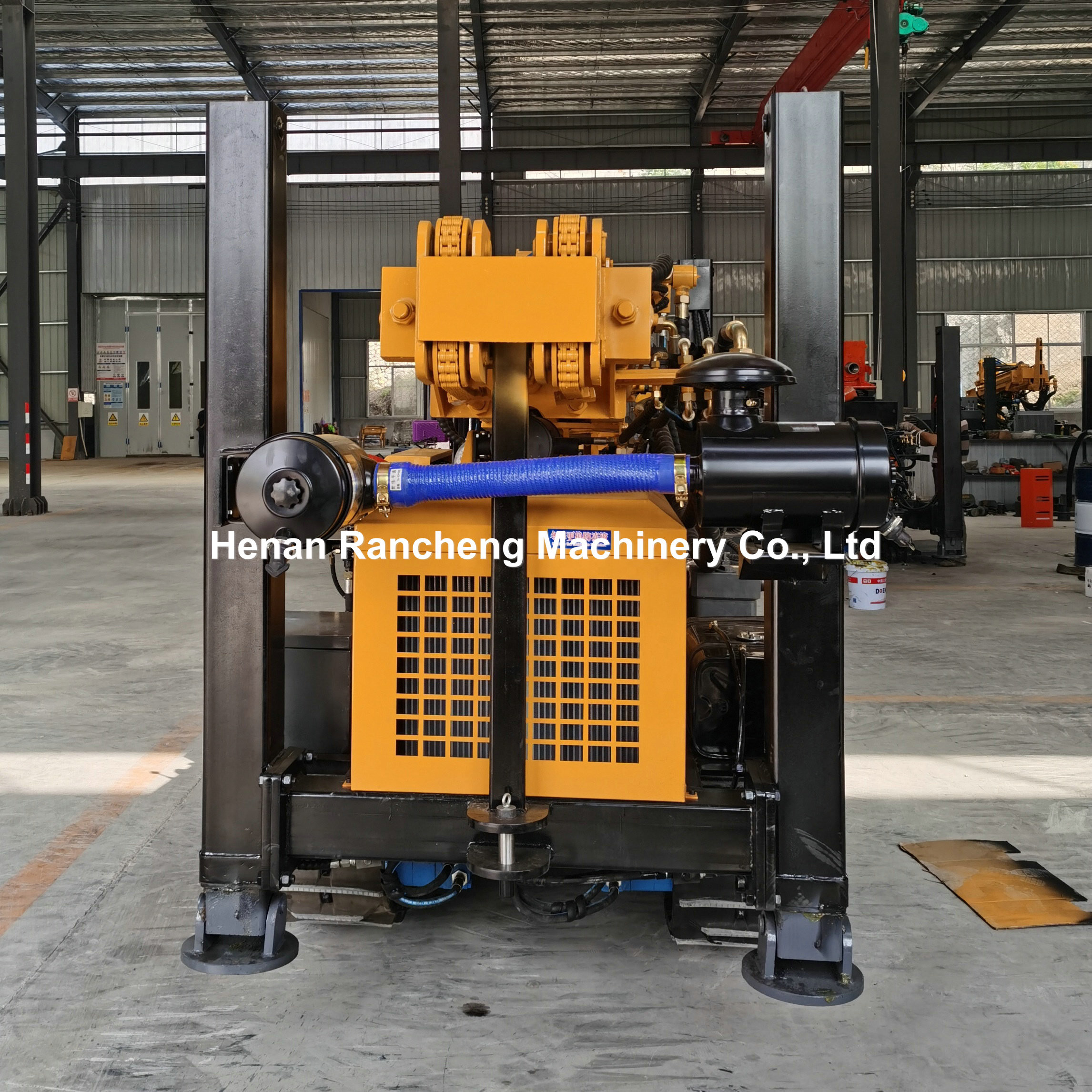 European Hydraulic Leg 55KW Diesel Engine Crawler Drilling Water Well Drilling Rig