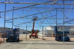 PO/PEP/HDPE Plastic Film Sawtooth Plastic Tunnel Greenhouse