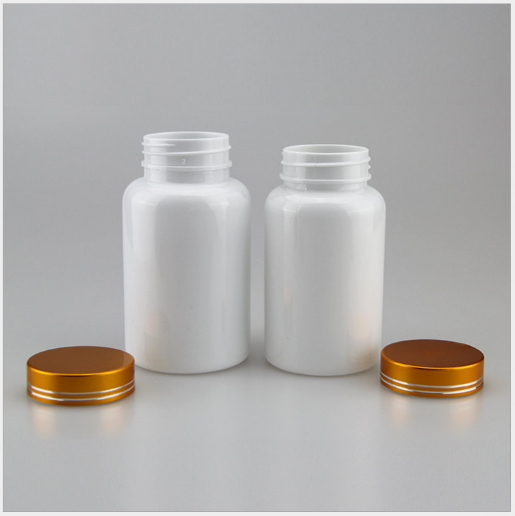 Highly Customized Luxury Black Frost Pill Bottle Capsule Bottle Green Plastic Vitamin Medicine Bottle Personal Care Packaging With Screw Cap