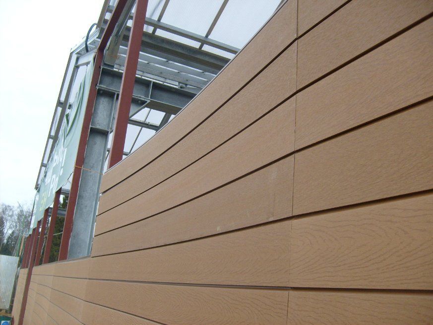 Waterproof Outdoor Wood Plastic Composite WPC Decking Fence (NY75*25)