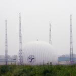 Anti Corrosion Double Membrane Spherical Biogas Holder For Wastewater Treatment