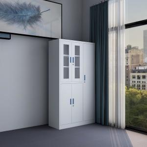 China Glass Door Display Filing Cabinet With Newly Steel Clothes Cabinet wholesale