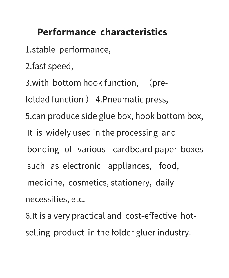 Easy to Operate CQT-900 Folding Boxes Machine Crash Lock Bottom Folder Gluer Machine Paper Folder Machine
