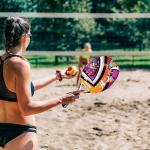 Beach Tennis Racket Ergonomic Cushion Grip Carbon Fiber Tennis Paddle Racquets