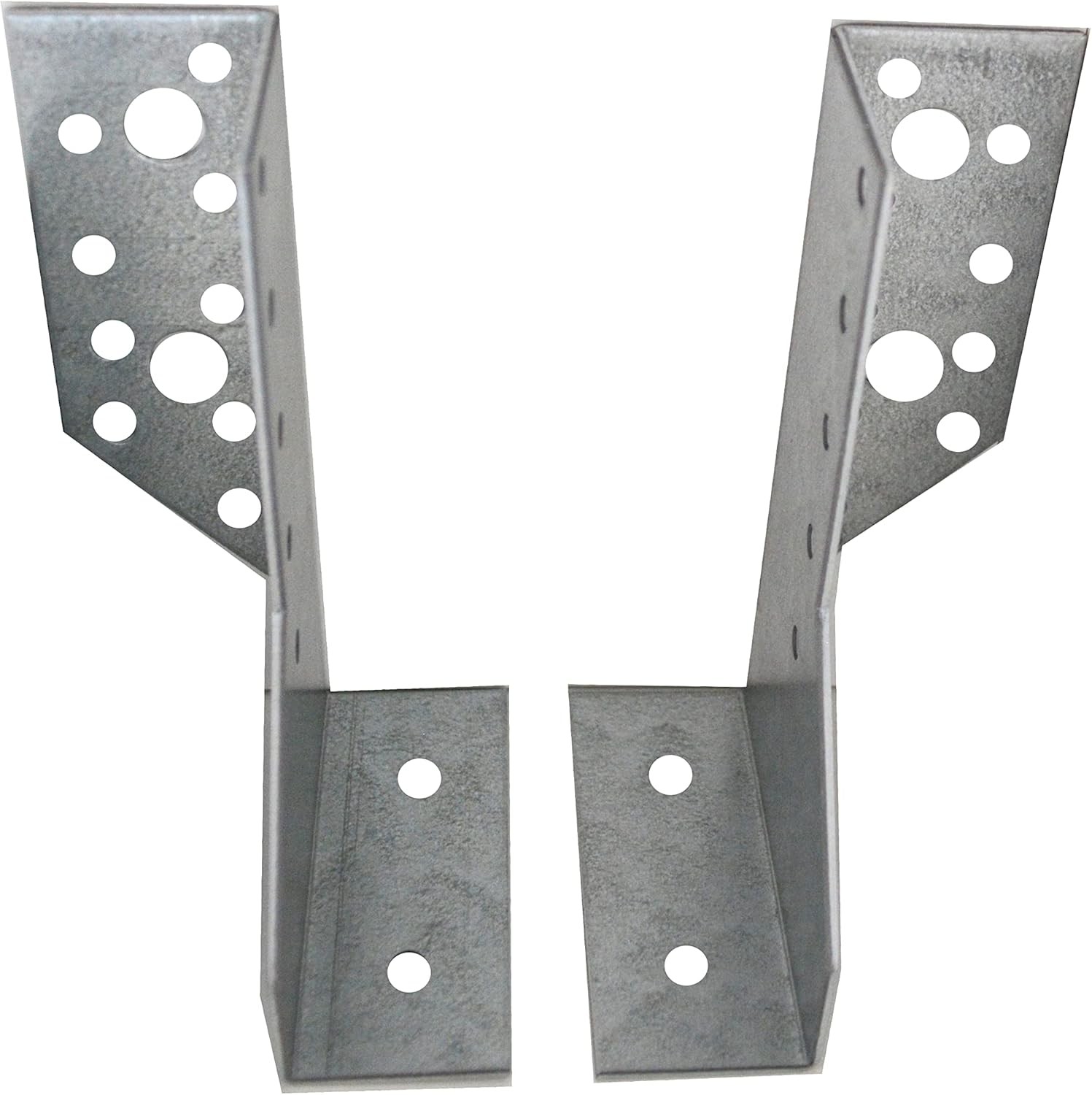 LU26 Light Face-Mount Joist Hanger - Wood Construction Connectors, 20 Gauge Galvanized Steel Brackets, Hurricane Rafter Ties, 2x6, 100 Per Pack