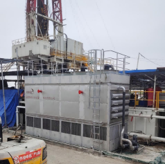 Modular Oil Sludge Treatment System Mud Cooling Unit Compact 42m2