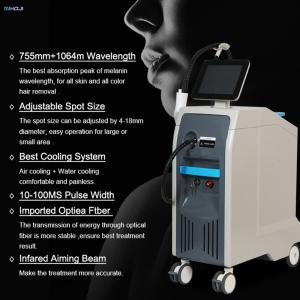 China 755 Nm Alexandrite Laser Machine Energy Adjustable For Age Spots Removal wholesale