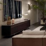 0.45x0.65m Sliding Door TV Cabinet Stainless Steel Marble Top