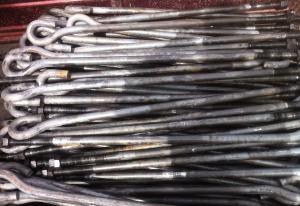 China Anti Corrosion L Bolt Concrete Anchor Stainless Steel Foundation Bolts M18 GB 5782-86 wholesale