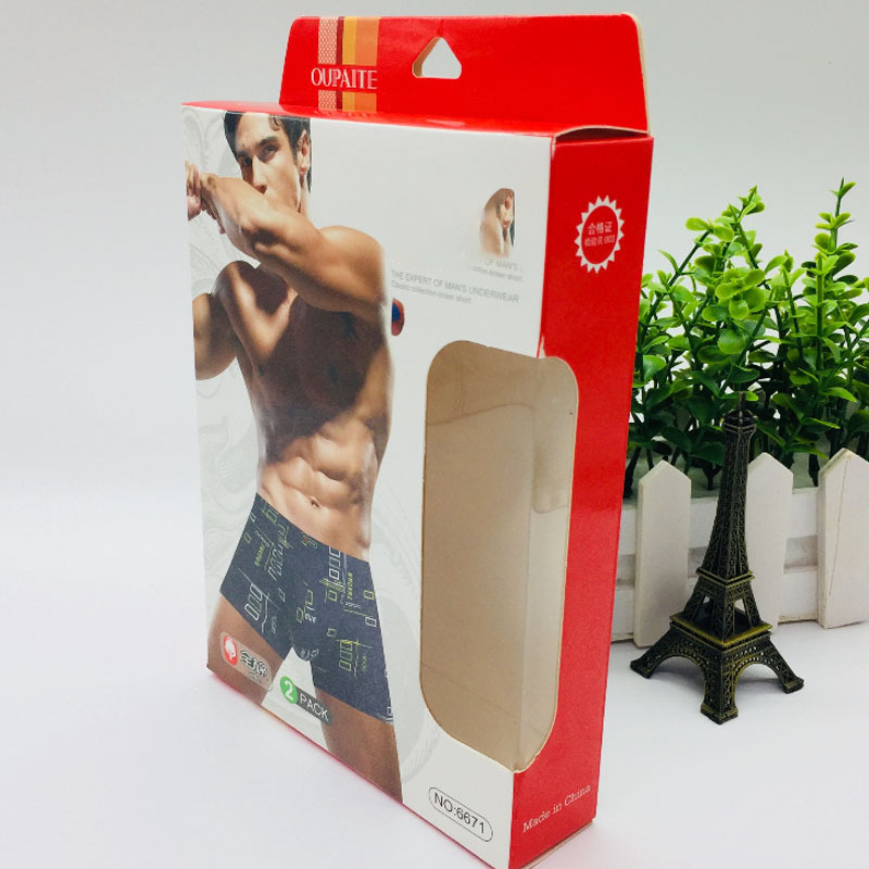 365nm 385nm 395nm 405nm Paperboard Custom Size Accepted for Men's Underwear Packaging