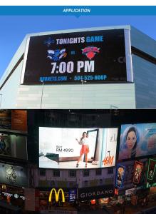 China Anti - Wind Grid Billboard Advertising Led Display Screen 6000 Nits 1R1G1B wholesale