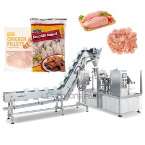 China Frozen Food Granule Packing Machine Chicken Wings Chicken Feet Packaging wholesale