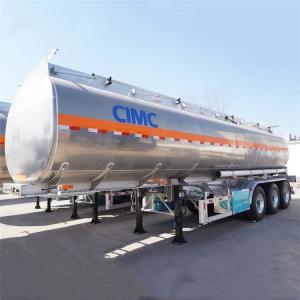 China 50T Aluminum Tanker Trailer For Fuel Transportation wholesale