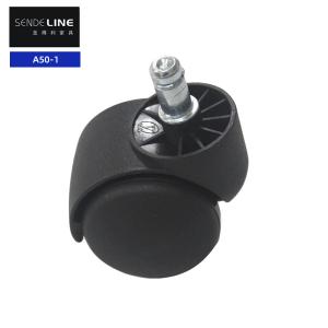 China Nylon Office Chair Casters Replacement 200kg Load Capacity Universal silent wheel wholesale