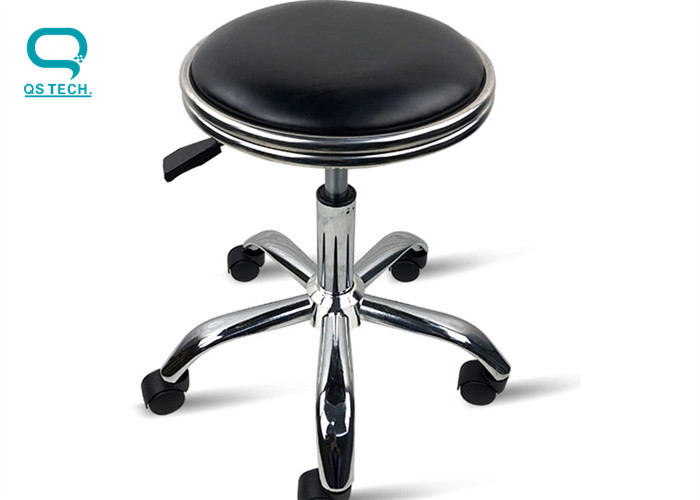 Plastic Five Star Feet Adjustable PU Leather Dust Free Room Chair Stool Anti Static
