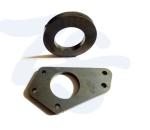 Welding Parts Laser Cutting Fabrication Stainless Steel Flat Flange For Railway