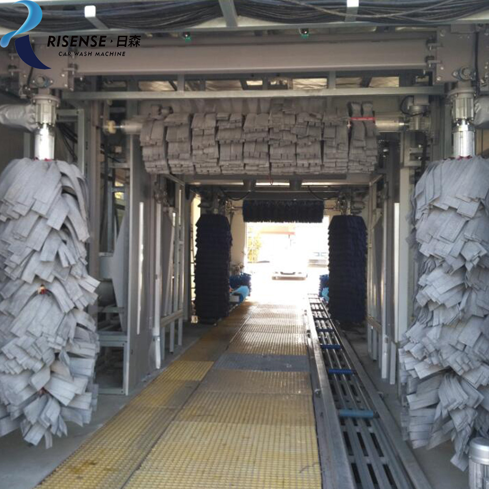 Customized Logo and Painting Fully Automatic Tunnel Car Wash Machine with Lower Prices