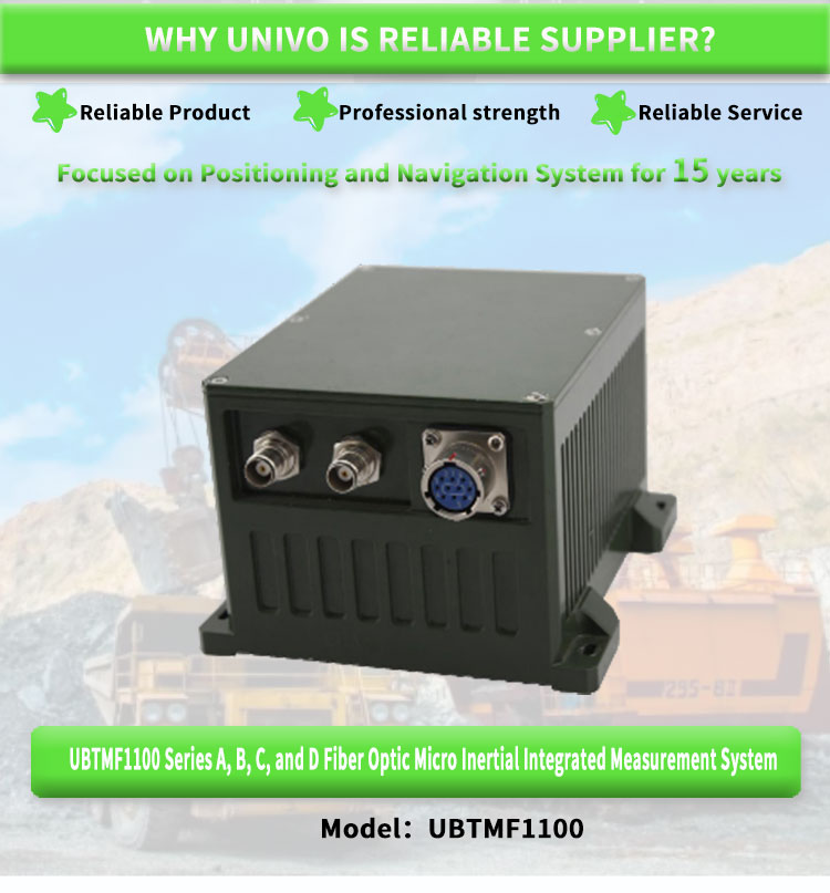 RS422 Output Form UBTMF1100Y Fiber Optic Micro Inertial Measurement System Sensor FOG