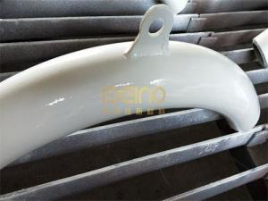 China Anti Abrasion Ceramic Lined Pipe Fittings Elbow Alumina ISO Certificate wholesale
