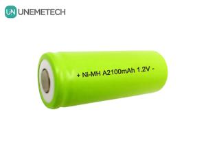 China NiMH A2100mAh Battery 1.2V A 2100mAh Rechargeable Battery For Flashlight CE Approved wholesale