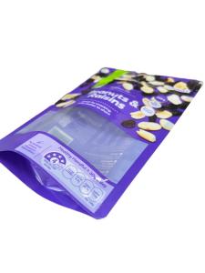 China Custom Clear Window Printed Stand Up Pouches For Dry Food Packaging wholesale