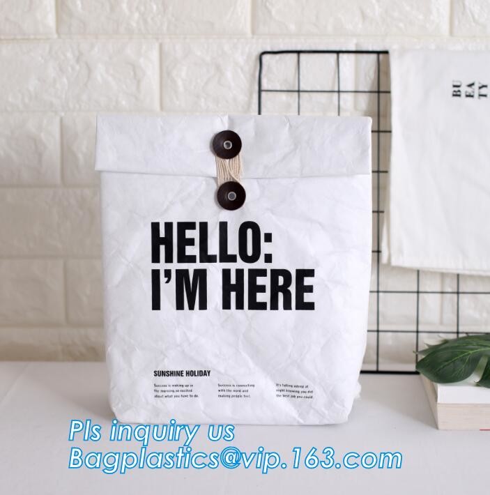Dupont Tyvek PU coated shopping bag PU coated Tyvek bag PU coated tyvek eco bag,Tote Bag Cotton With Logo Printing Tyvek