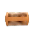 Customized Logo Peach Wood Beard Comb Thick Sandalwood Hair Comb