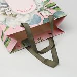 Hot Stamping Logo Matte Paper Bag Shopping Colorful Bag With Cotton String​