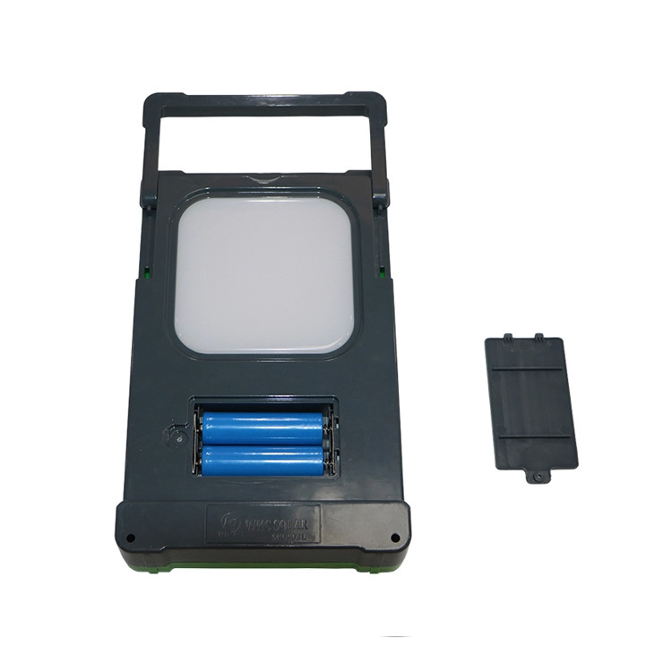 Flashlight Portable Solar Powered Generator Kit Panel For Home Emergency Backup