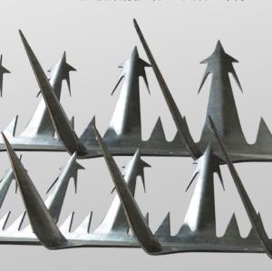 China Anping TLWY Razor Sharp Fence Security Spikes Thickness 2mm wholesale