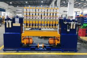 China 2m/Min Automatic Servo Feeding Upright Mesh Welding Device wholesale