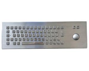 China IP65 / IK07 Industrial Keyboard Stainless Steel Explosion Proof With 38mm Trackball wholesale