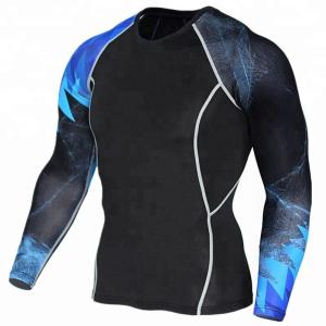 China Moisture Wicking Personalised Rash Vest UPF 50+ Sun Protection High Performance wholesale
