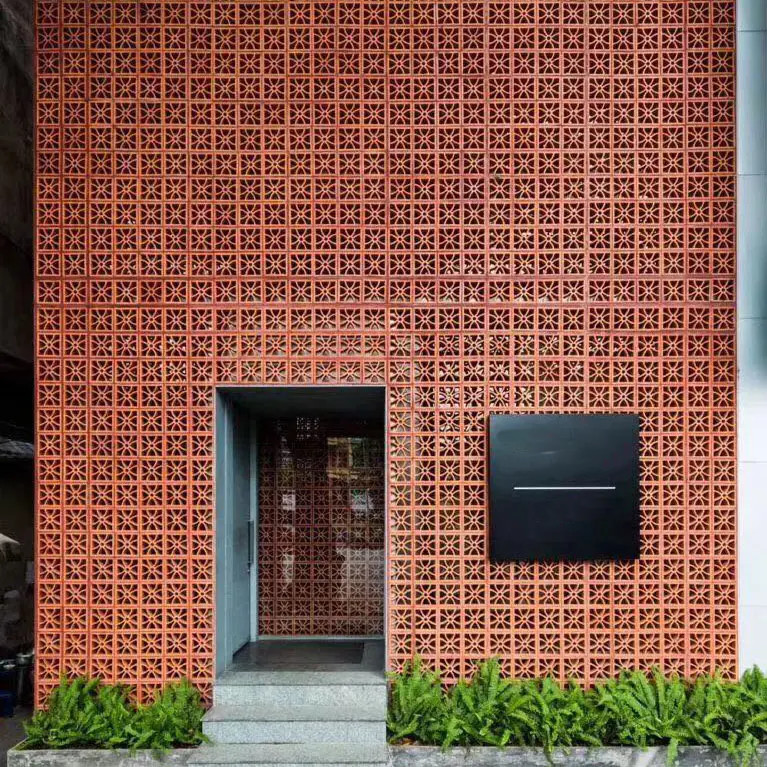 School hotel retaining wall block mold ventilation tile decoration window brick