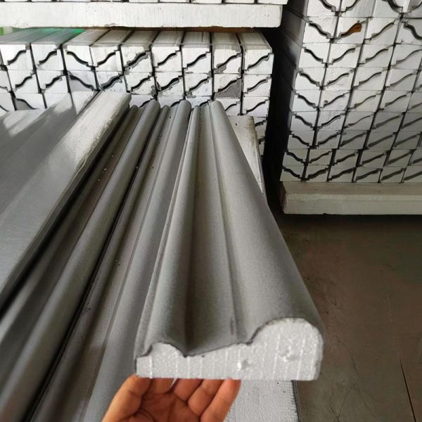 Polyurethane Eps Cornice Moulding For Exterior Decorative Door Surround Flame Retardant