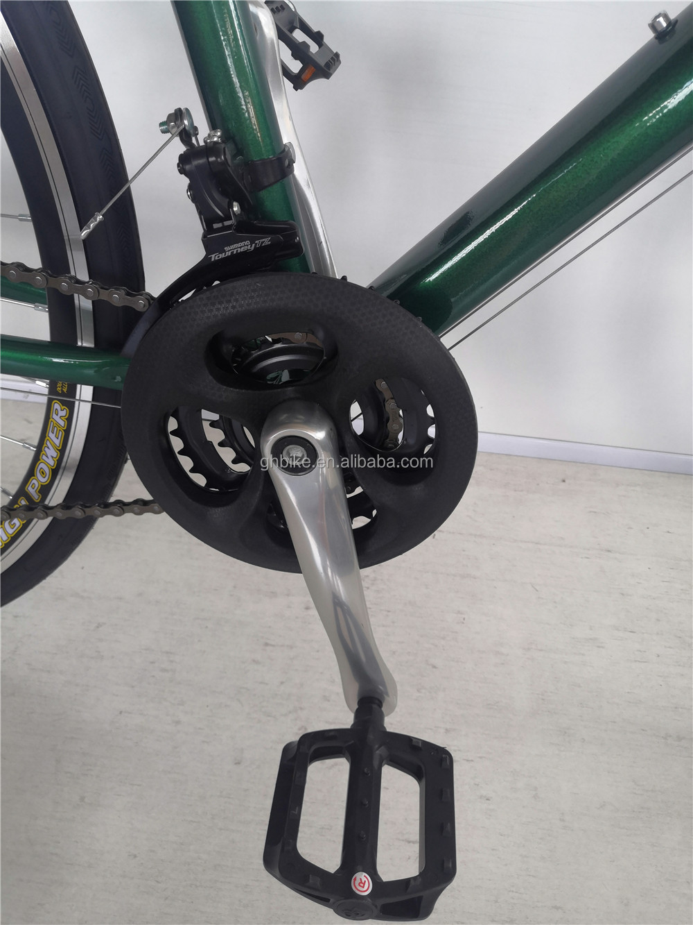 21 Speed Aluminum Frame Cruiser Adult Road Men's Bicycle with Front and Rear V Brake