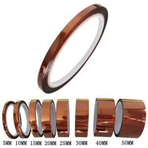 China 85 Micron Tawny Kapton Heat Resistant Polyimide Self Adhesive Tape wholesale