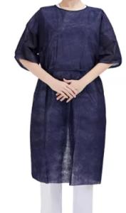 China Medical Protective Disposable Scrub Suits 40gsm Weight With Short Sleeves wholesale